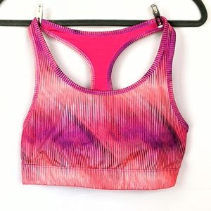 CHAMPION Racerback Pink & Purple Sports Bra